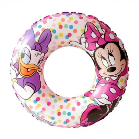 Boia Infantil Circular Inflável Praia Piscina Minnie Disney