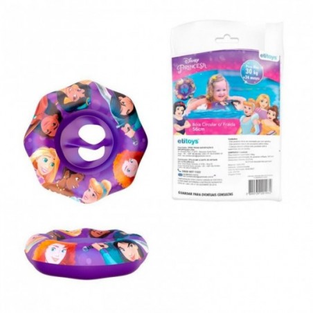Bóia Circular com Fralda Princesas Etitoys Peso Até 30Kg 2