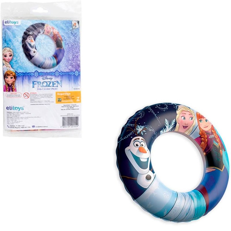 Bóia Infantil Redonda Da Frozen Disney 56cm