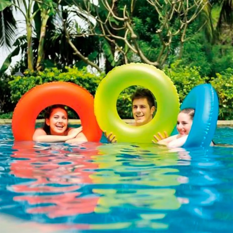 Bóia De Verão Inflável Circular Sun Way 76cm