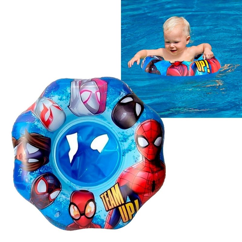 Bóia Redonda Com Fralda Spiderman 56 cm