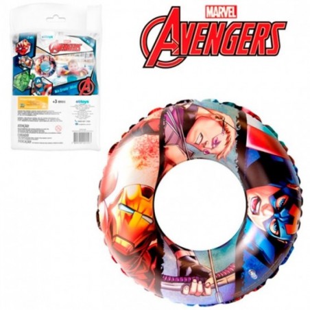 Bóia Infantil  Avengers Redonda Etitoys 56 cm