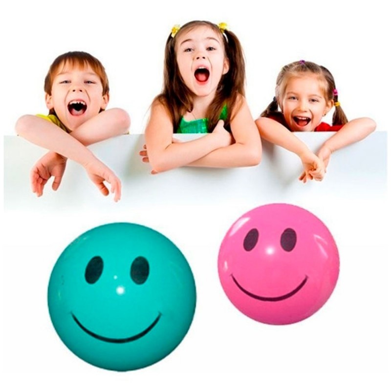 Kit 4 Bolas Com Carinha Coloridas Infantil No Atacado