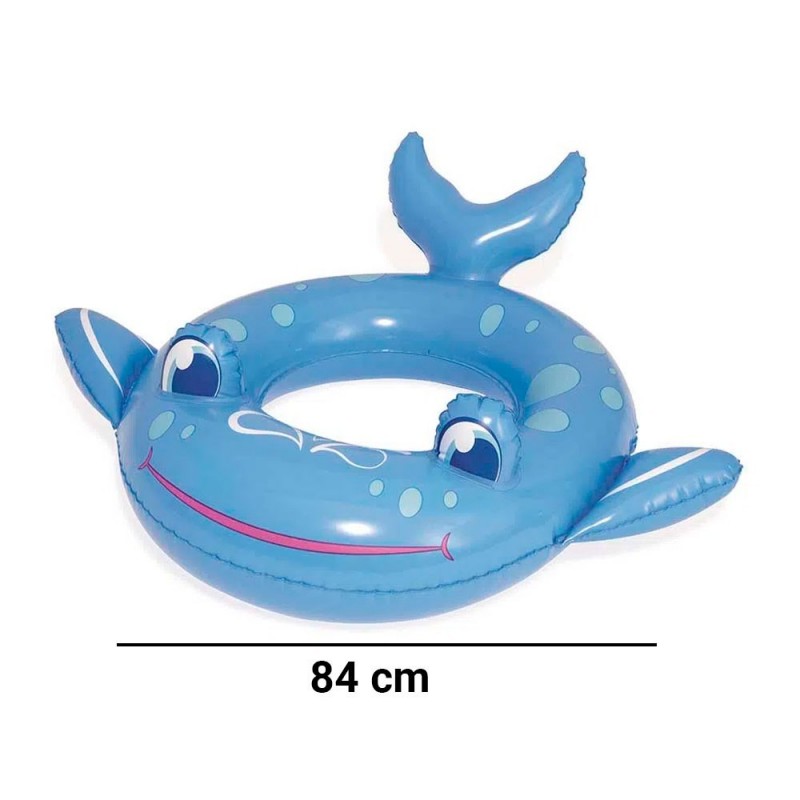 Boia Infantil Circular Inflável Bichinhos 3D
