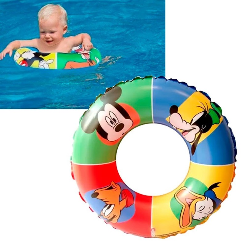 Boia Infantil Mickey Circular Inflável 56 cm