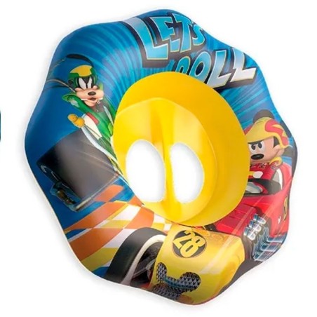Boia Circular Inflável com Fralda Mickey