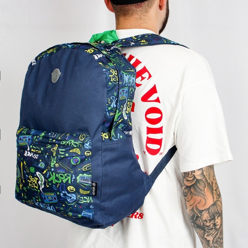 Mochila Universitária Escolar Juvenil Estampada Atacado