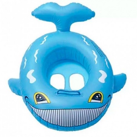 Boia Inflável Infantil Piscina Baleia Tubarão 75cm Grande
