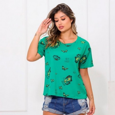 t-shirt borboleta