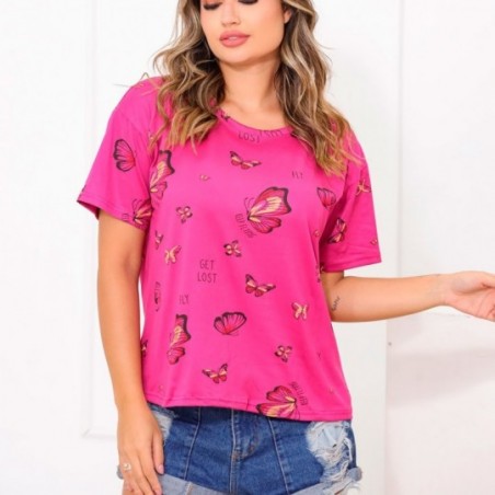 t-shirt borboleta