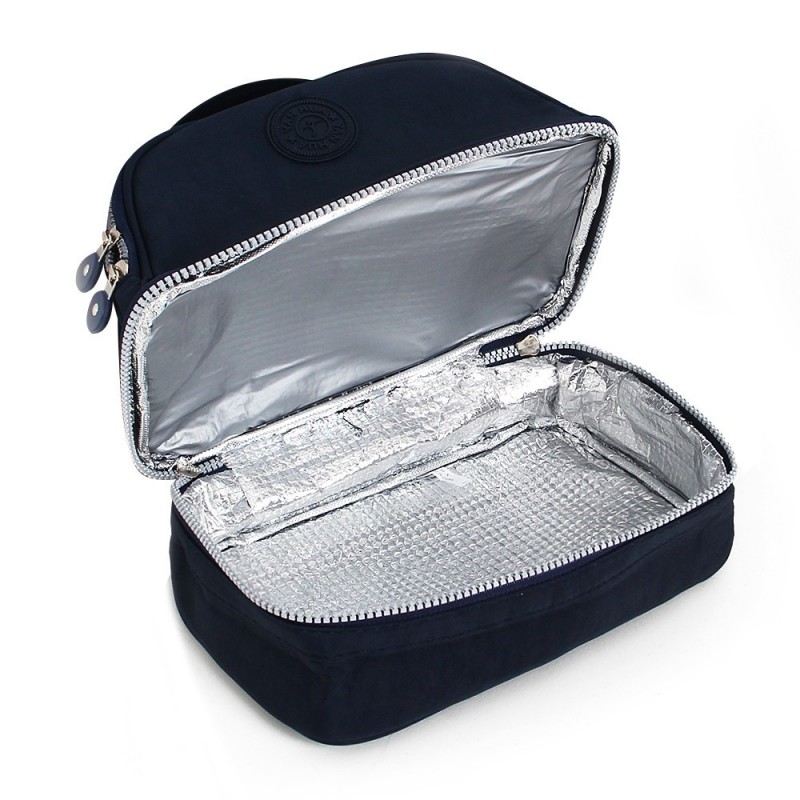 Bolsa Térmica Portátil 2 Andar Viagem Nécessaire