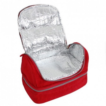 Bolsa Lancheira Térmica Para Marmita 2 Aberturas Unissex