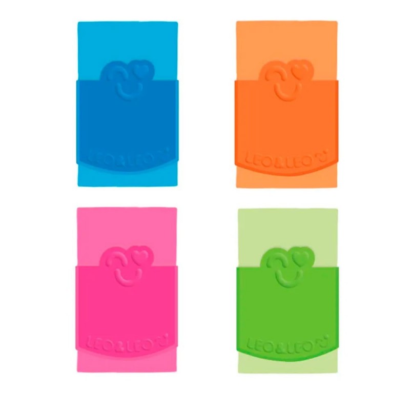 Borracha Plástica 24 Colors Com Cinta Ergonômica Leo & Leo