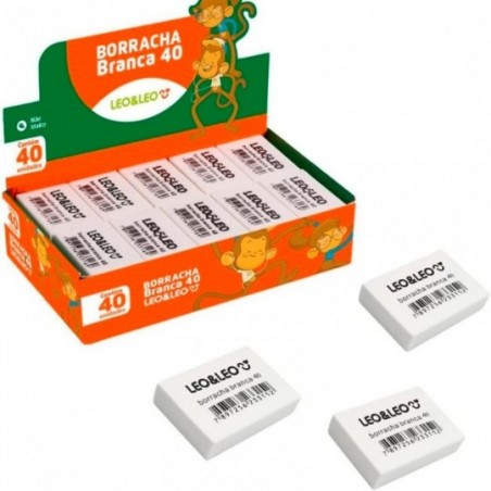 Borracha Branca Atóxica 40 Unidade Leo & Leo 