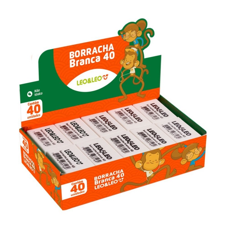 Borracha Branca Atóxica 40 Unidade Leo & Leo 
