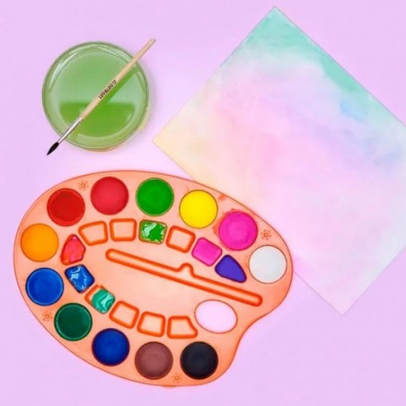 Aquarela Godê Solúvel Pinturas 12 Pastilhas Leo & Leo  
