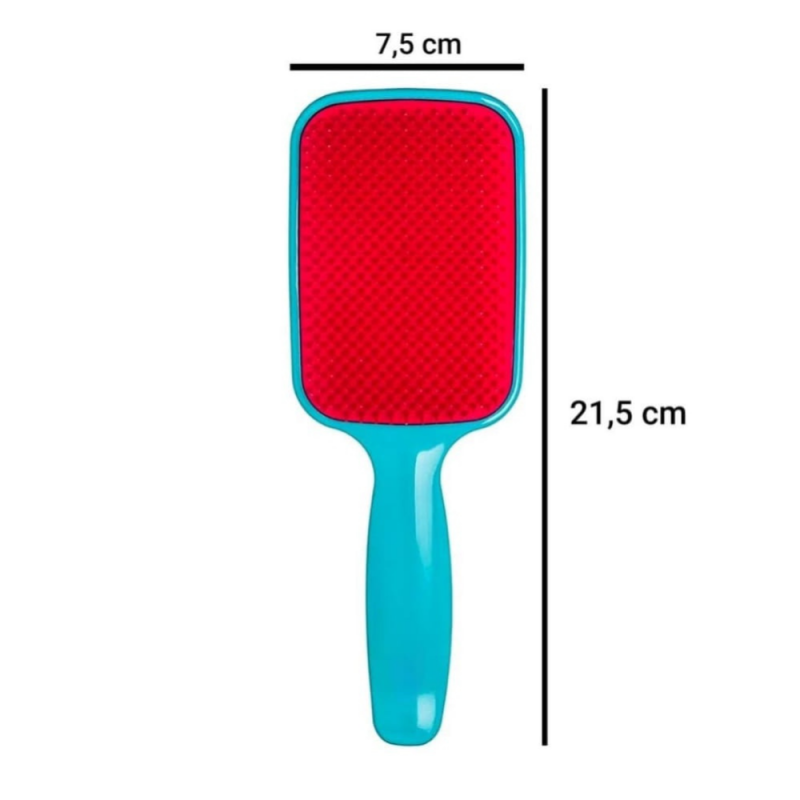 Kit 3 Escovas Raquete Anatômico Para Desembaraçar Cabelos