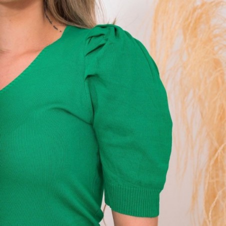 Blusa Tricot Modal Manga Princesa Lisa Blogueira