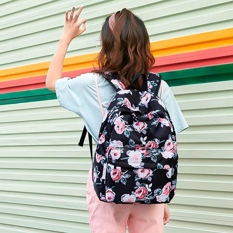 Kit Material Escolar Mochila Estojo Necessaire + 41 Itens 