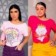Blusa T-shirt Manga Curta Feminina Estampada