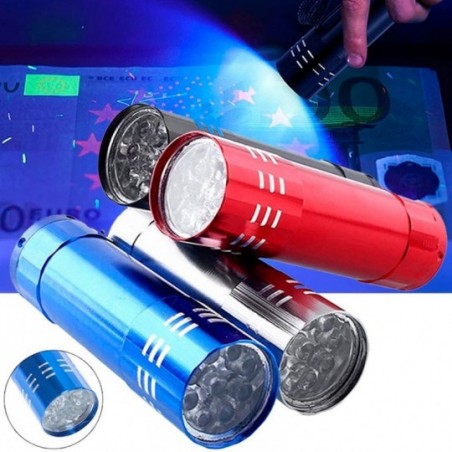 Kit 3 Mini Lanterna Detecção Nota Cédulas Invisível Fluorescentes