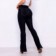 Calça Cotton Flare Jeans Fake Feminina Cintura Alta