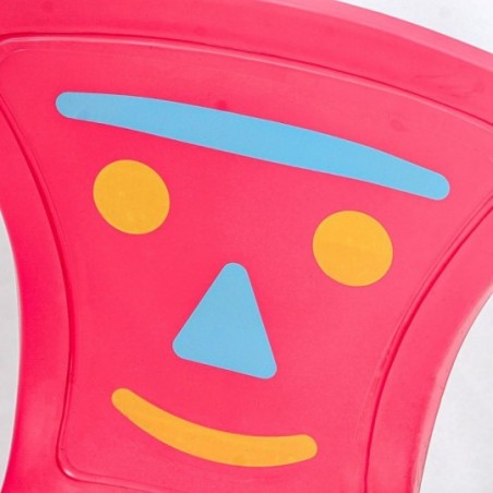 Cadeira Banqueta Poltrona Infantil Rosa Meninas Arqplast