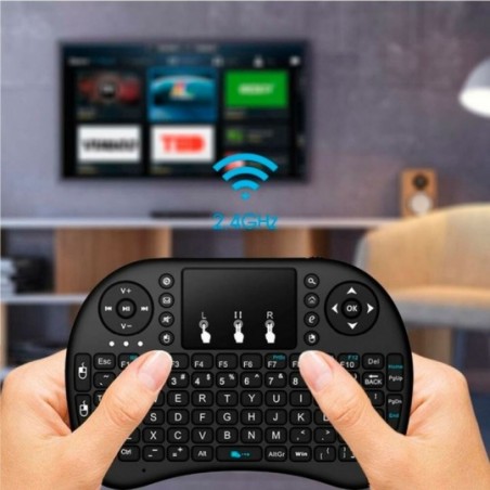 Mini Teclado Controle Sem Fio Wireless Iluminado Colors