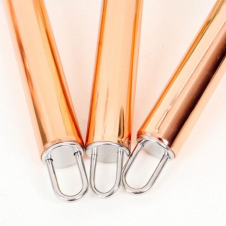 Kit Utensílios Rose God Colher Sorvete + Plaina + Cortador Pizza