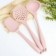 Kit Utensílios De Silicone Escumadeira + Espátula + Concha