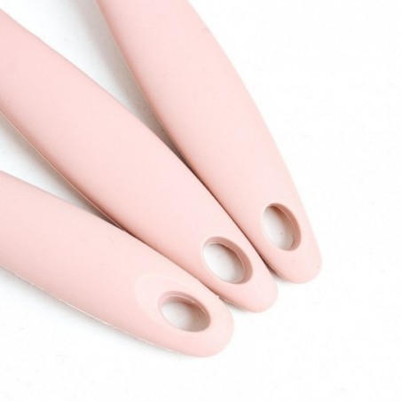 Kit Utensílios De Silicone Escumadeira + Espátula + Concha