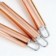 Kit Utensílios Rose God Espátula + Colher De Sorvete + Plaina