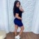 Short Meia Coxa Jeans Fake Feminino Cintura Alta