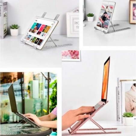 Suporte Notebook Dobrável Ergonômico Ajustável Fino Tablet