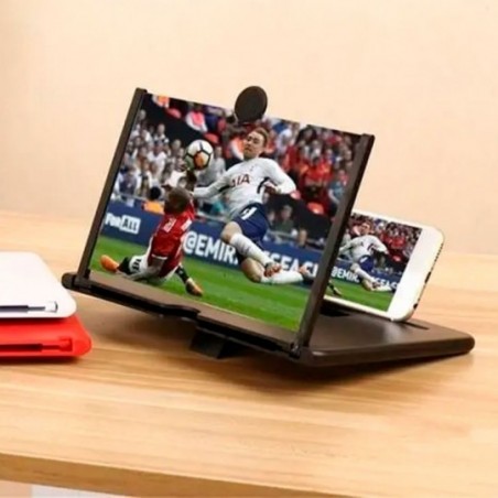 Ampliador De Tela Lente 3d Suporte Dobrável De Celular 