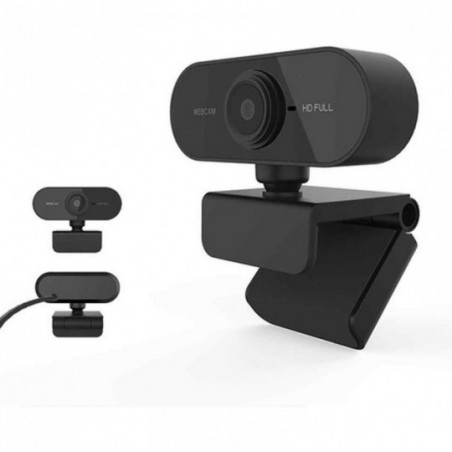 Mini Câmera Webcam Full Hd 1080p Visão 360º Usb Dinâmica