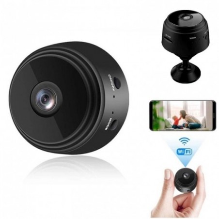 Mini Câmera A9 HD Com Visão Noturna Wifi Sem Fio Vigilância