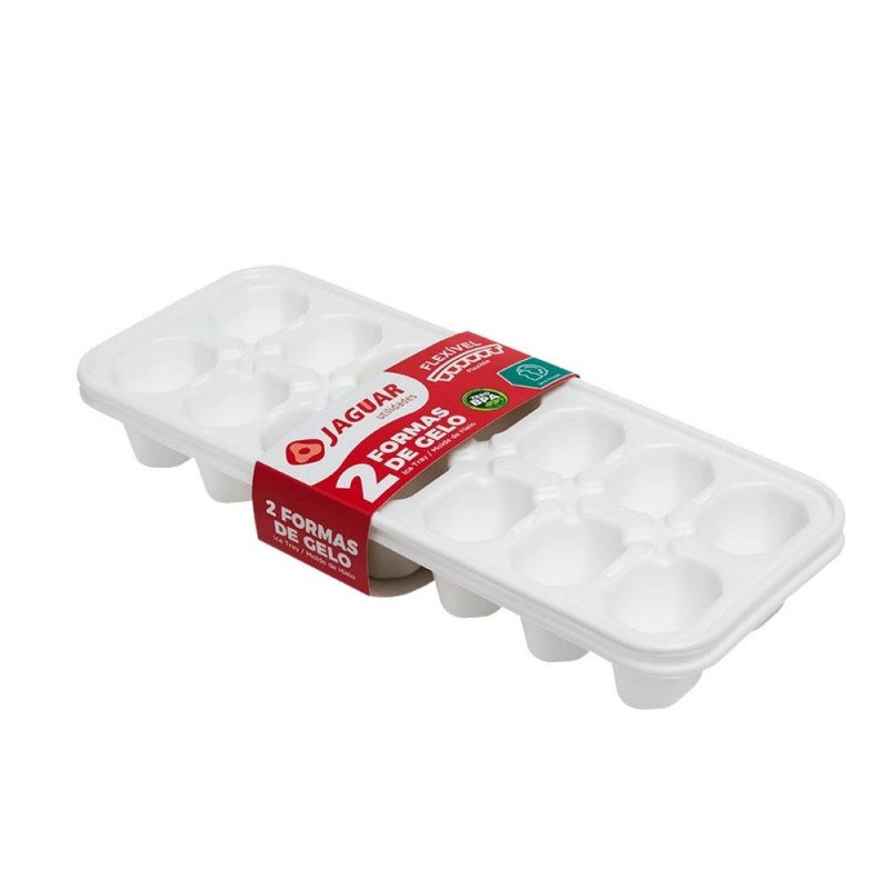 Formas De Gelo Jaguar Com 12 Cubos 2 Peças
