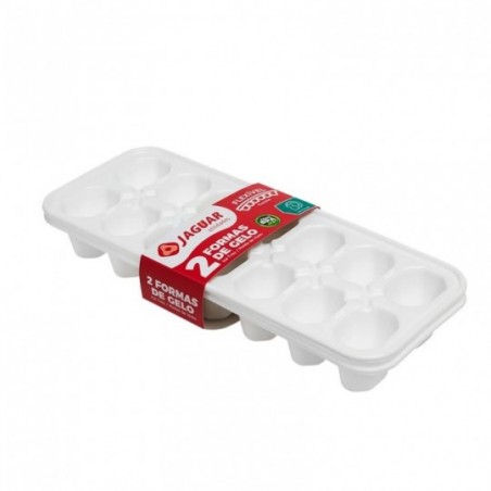 Formas De Gelo Jaguar Com 12 Cubos 2 Peças