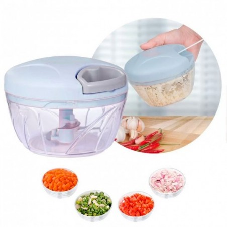 Mini Processador Manual Triturador De Alimentos De Corda