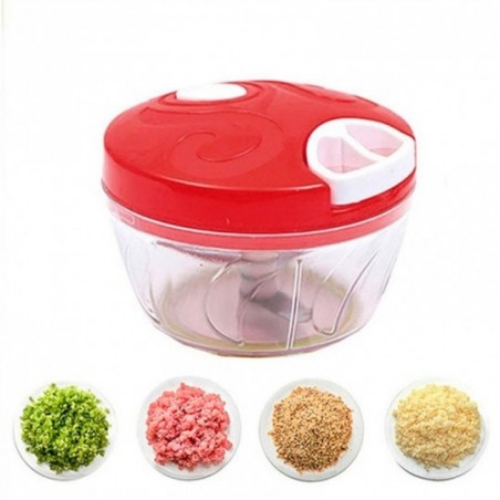 Mini Processador Manual Triturador De Alimentos De Corda