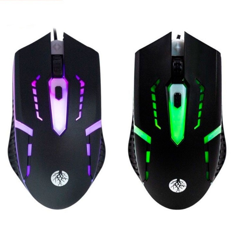 Mouse Gamer RGB Led Color Óptico 3600dpi USB 3.0 2.0
