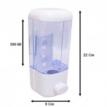 Dispenser Para Sabonete Liquido De Parede 580ML Alcool Gel