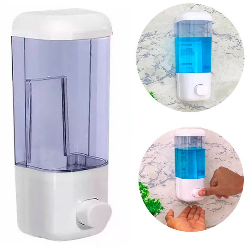 Dispenser Para Sabonete Liquido De Parede 580ML Alcool Gel