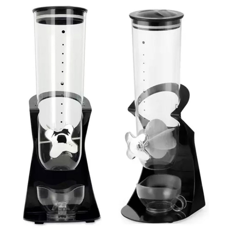 Porta Cereal Temperos Com Dispenser Em Acrílico 1500ml + Xícara