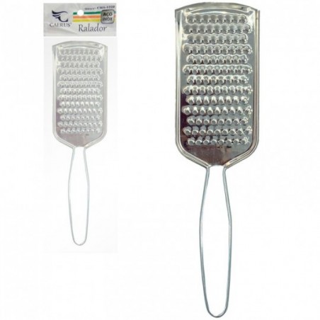 Ralador Inox 3 Peças De Alimentos 1 Face Com Cabo 20 Cm Atacado