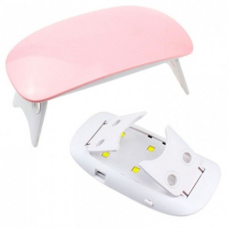 Mini Cabine Secador De Unha Com Luz De Led UV Portátil