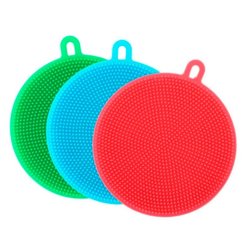 Esponja Silicone Lavar Louça Antibacteriana Bucha Cozinha