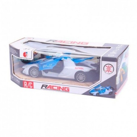 Carrinho de Controle Remoto Racing Polícia Colors Brinquedo