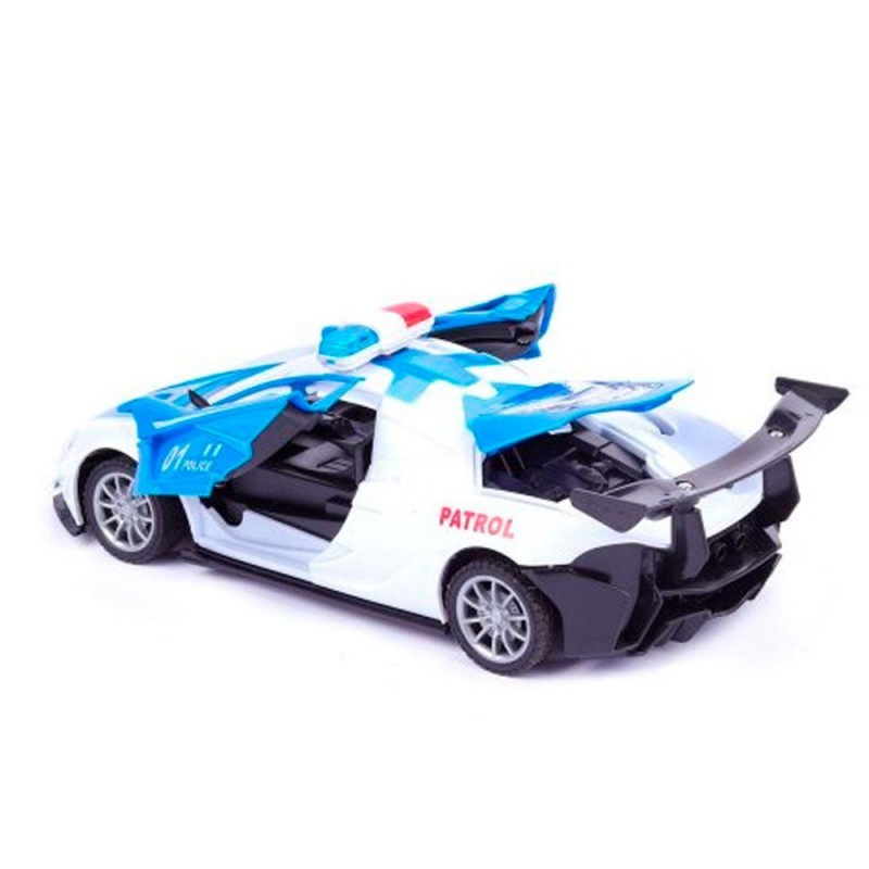 Carrinho de Controle Remoto Racing Polícia Colors Brinquedo
